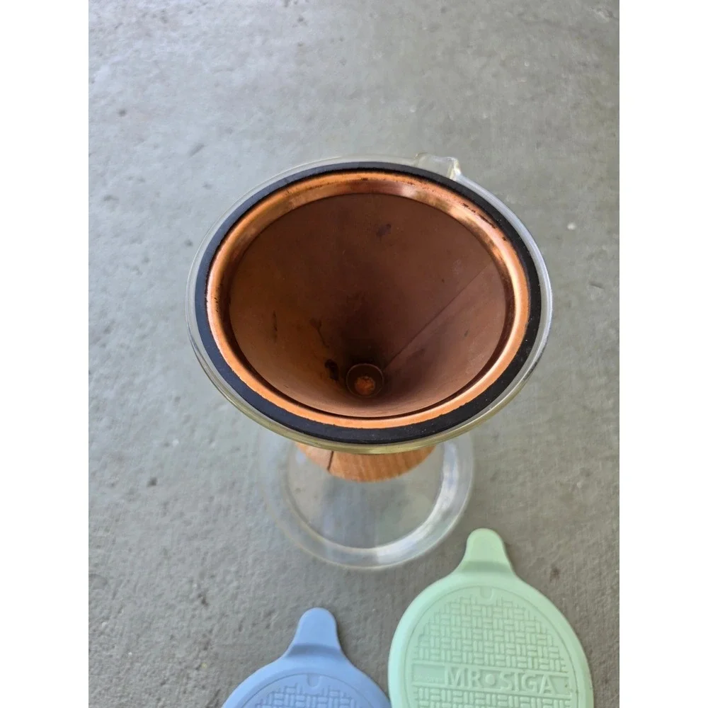 Chemex 8 Cup‎ Pour Over Coffee Maker Wood Barista Warrior Filter MR.SIGA E3